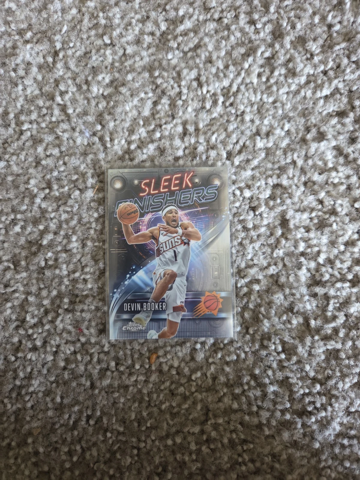 Devin Booker 2025-26 Topps Chrome card