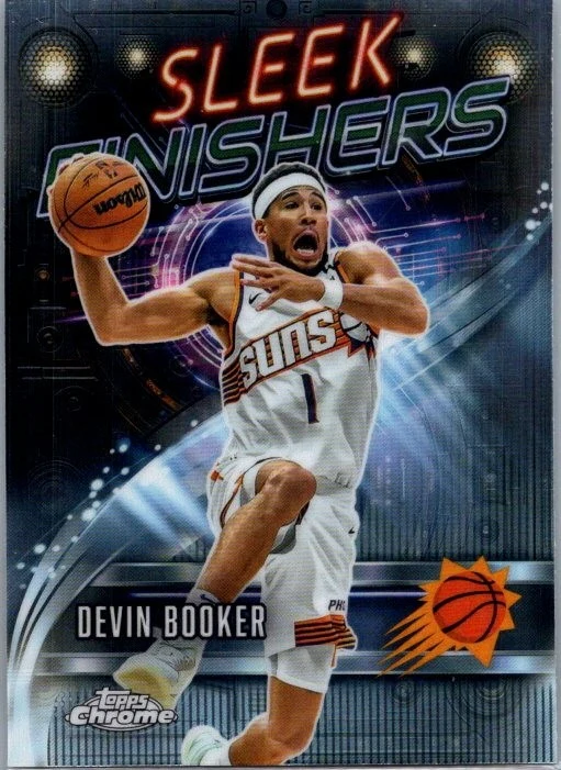 Devin Booker 2025 Topps Chrome Basketball card