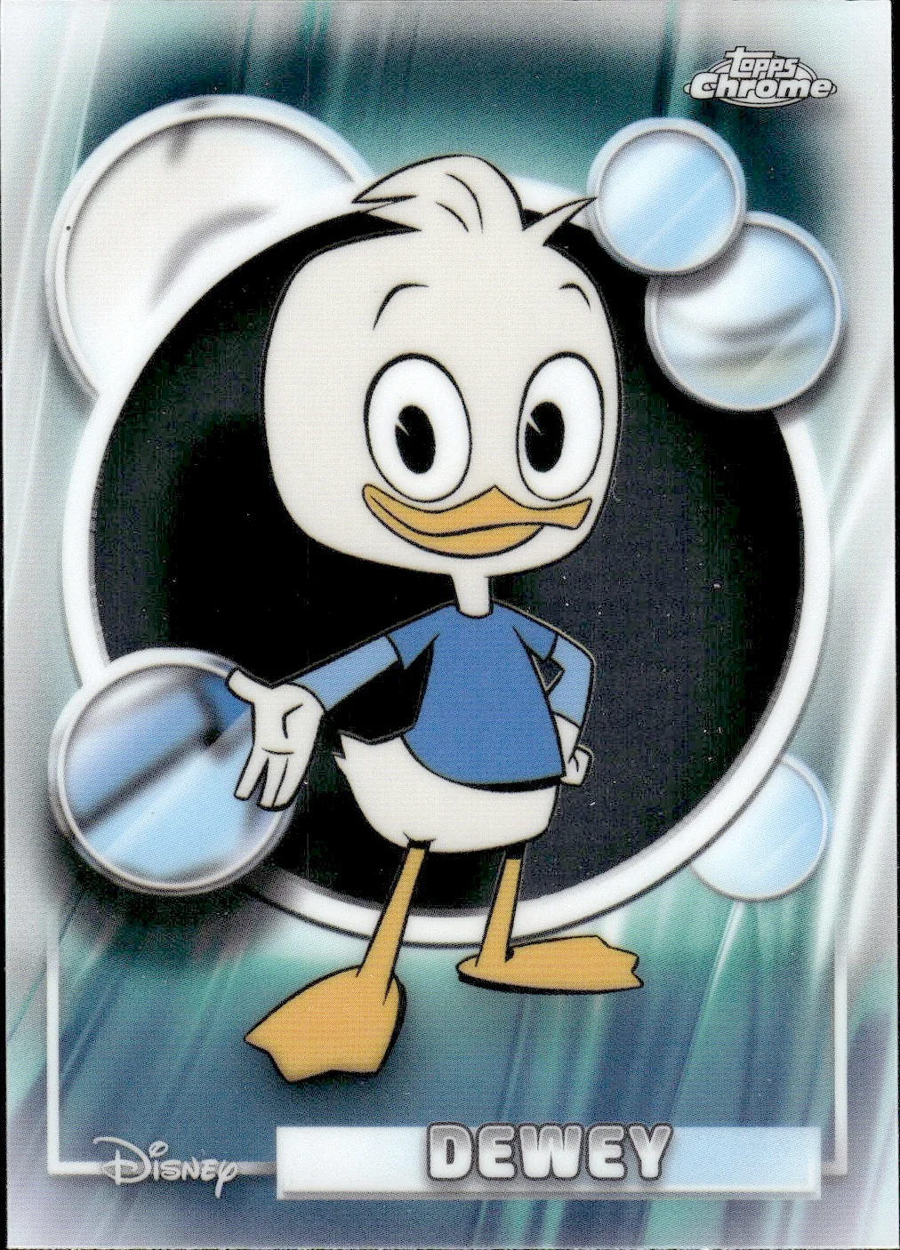 Dewey #120 2026 Topps Chrome Disney trading card - Front