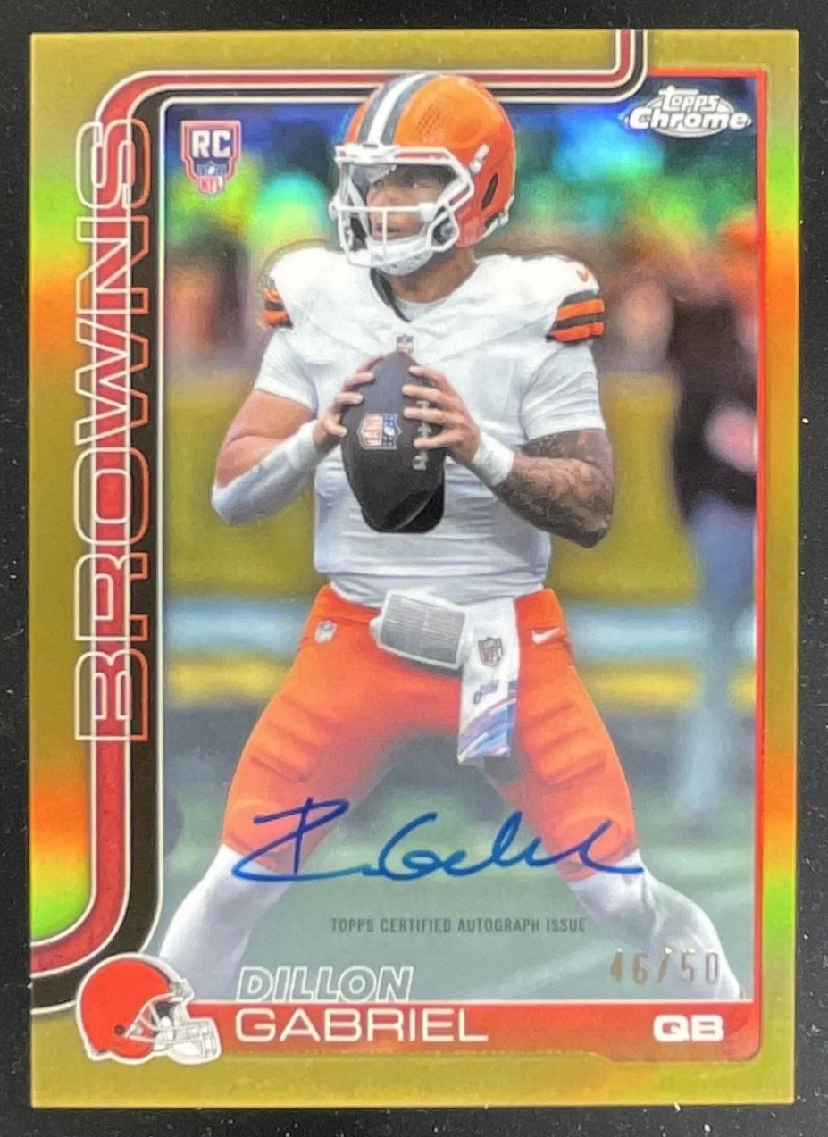 Dillon Gabriel 2025 Topps Chrome Football card