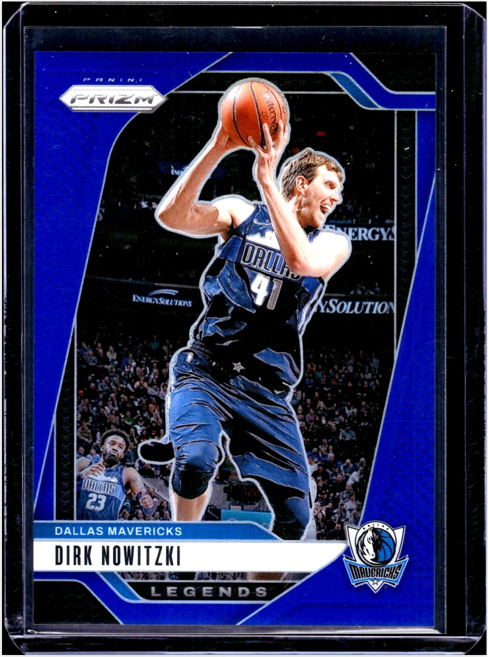 Dirk Nowitzki 2024-25 Panini Prizm #272 Prizms Blue basketball card - Front