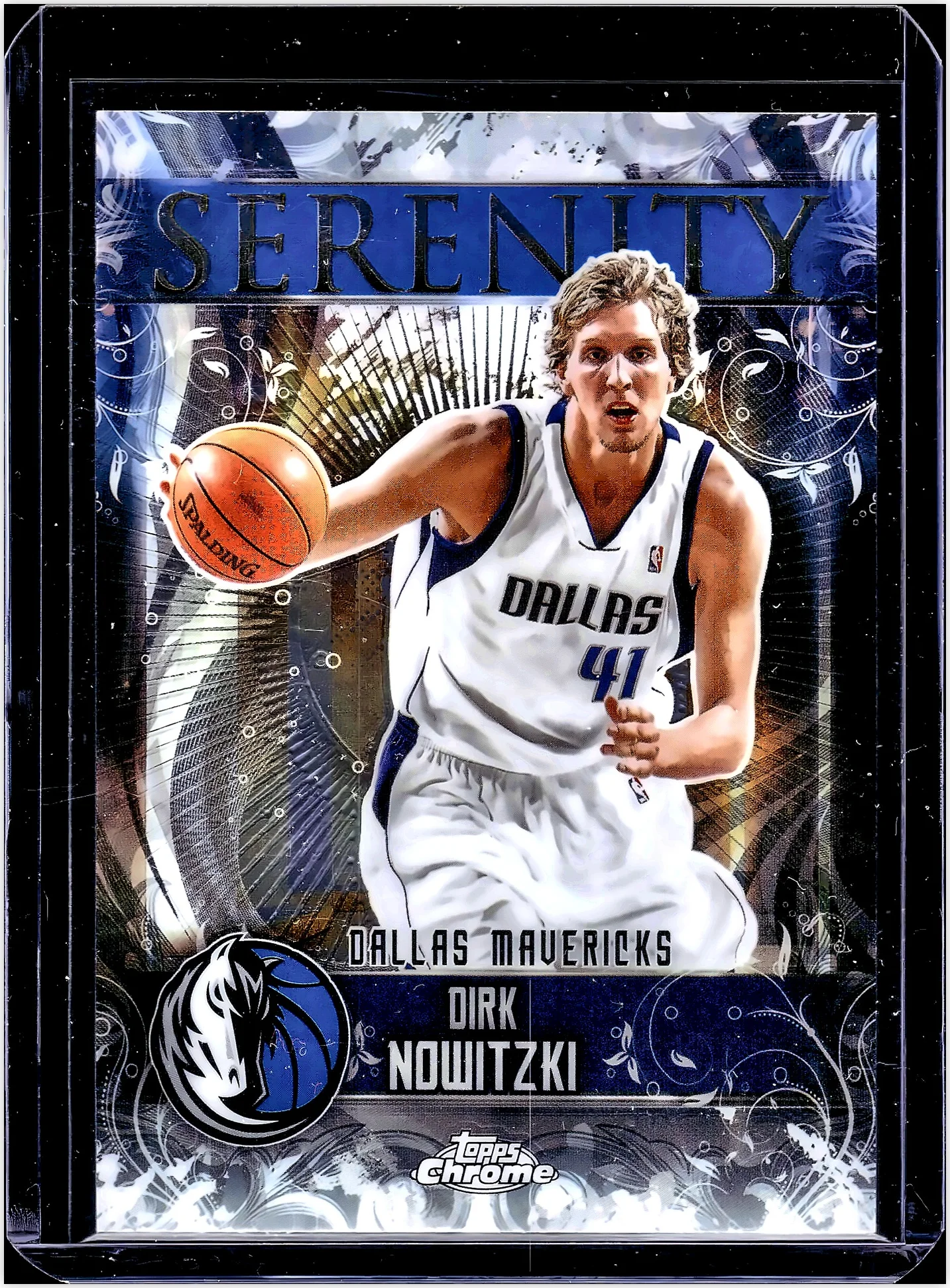 Dirk Nowitzki 2025-26 Topps Chrome #SY-10 Serenity basketball card - Front