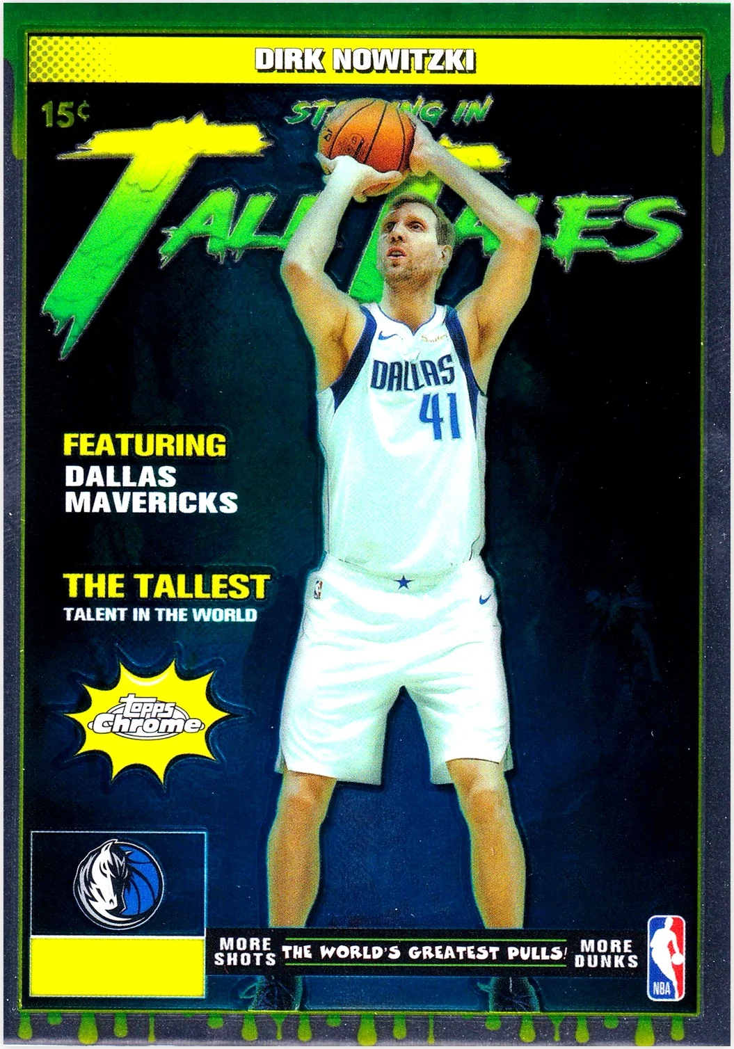 Dirk Nowitzki 2024-25 Panini Prizm #272 Prizms Skewed basketball card - Front