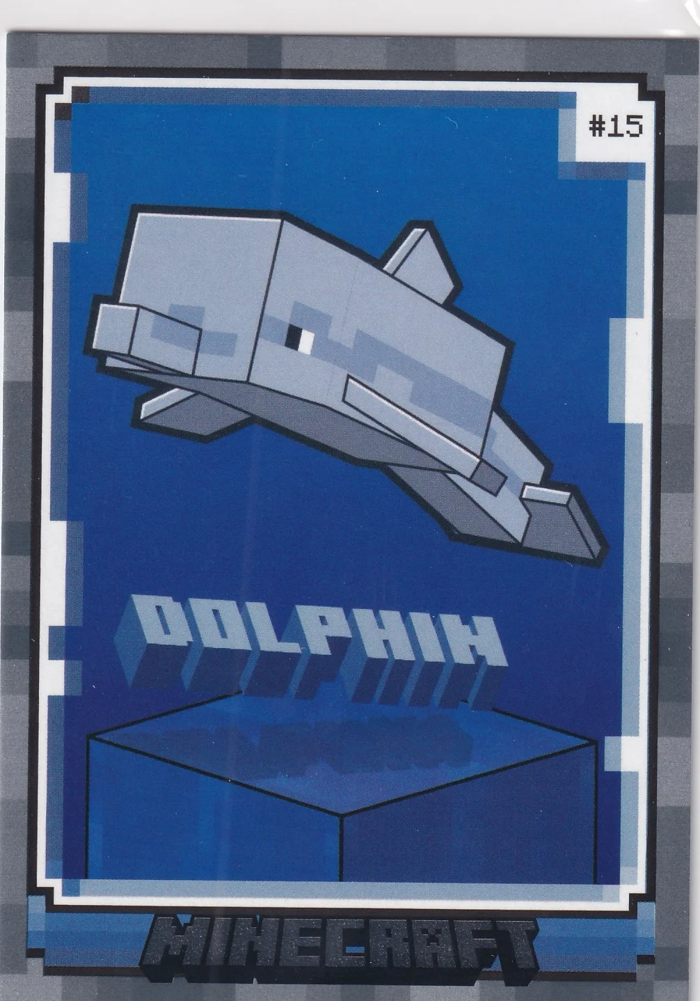 Dolphin 2024 Panini Minecraft #15 trading card - Front