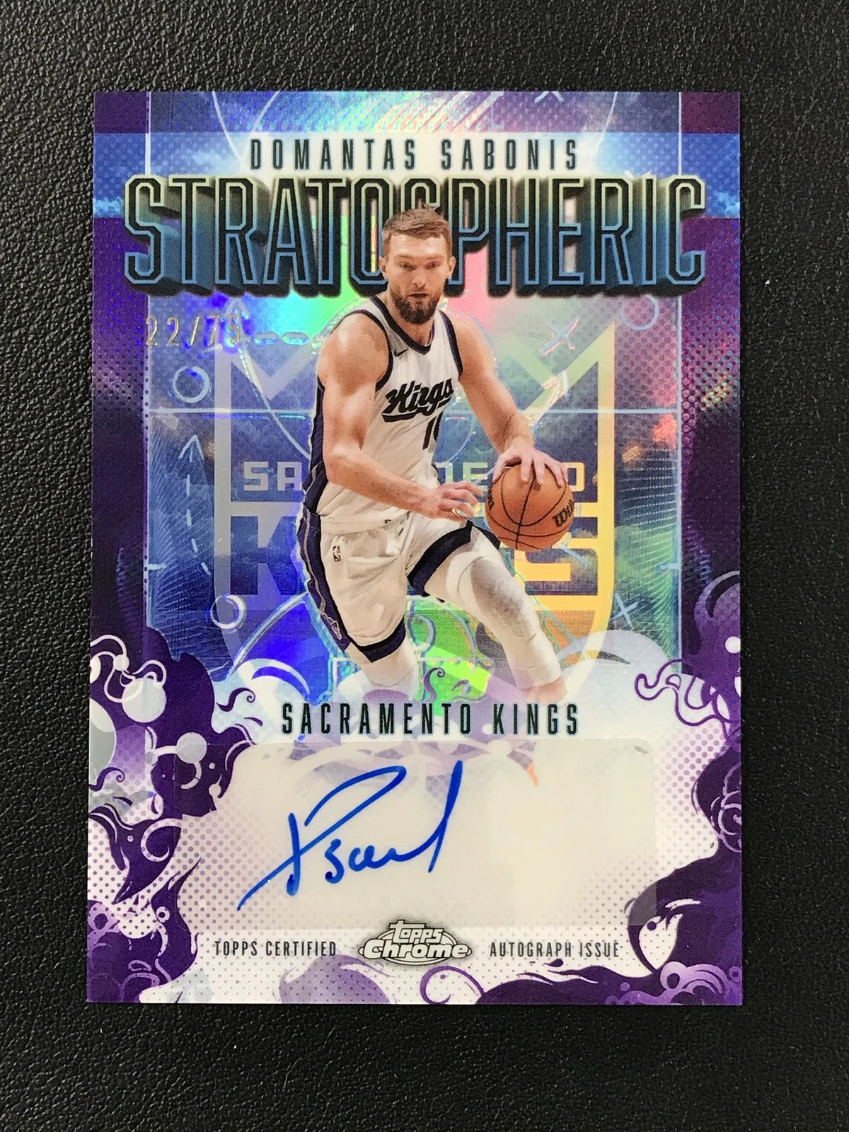Domantas Sabonis 2025-26 Topps Chrome card