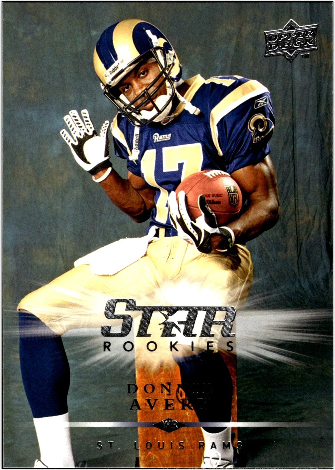Donnie Avery 2008 Upper Deck #ERC-DA Excell Star Rookies football card - Front