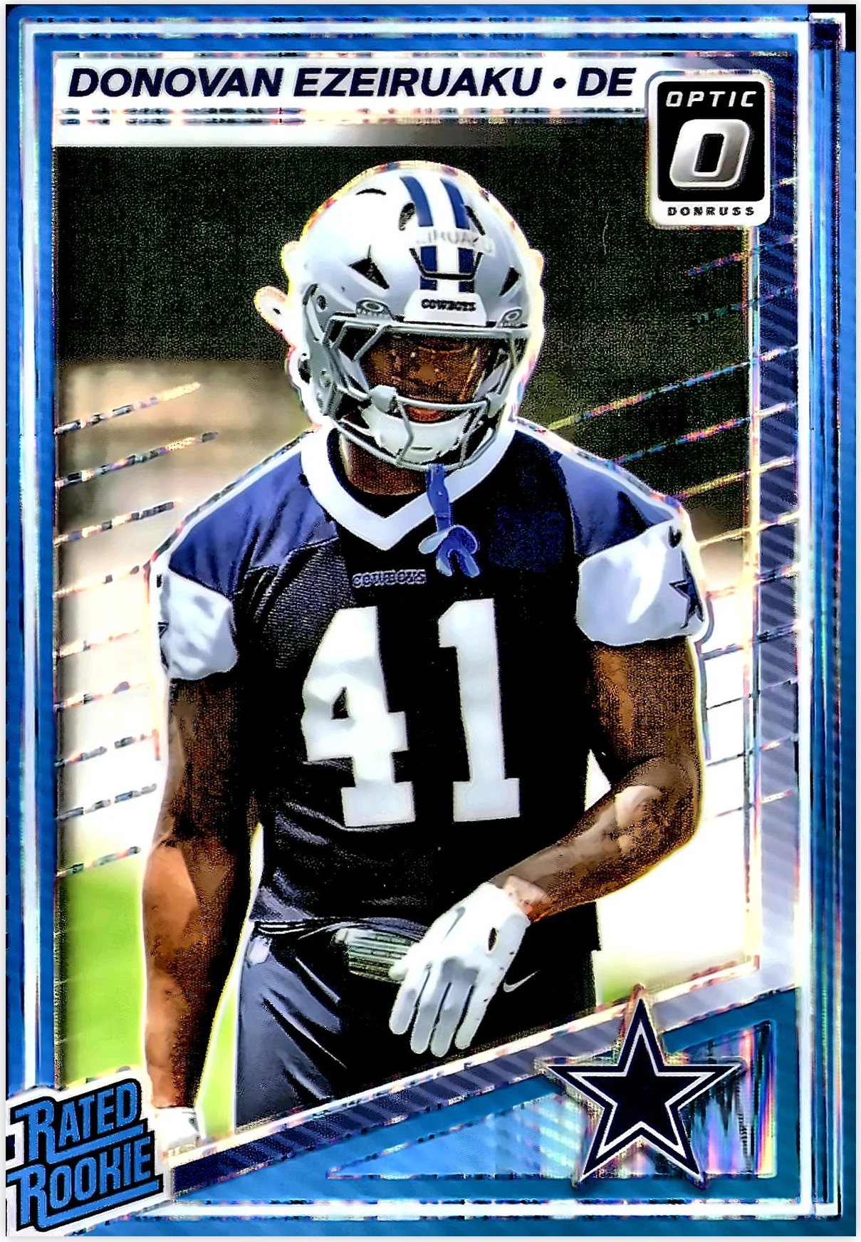 Donovan Ezeiruaku 2021 2025 Donruss Optic #230 football rookie card - Front