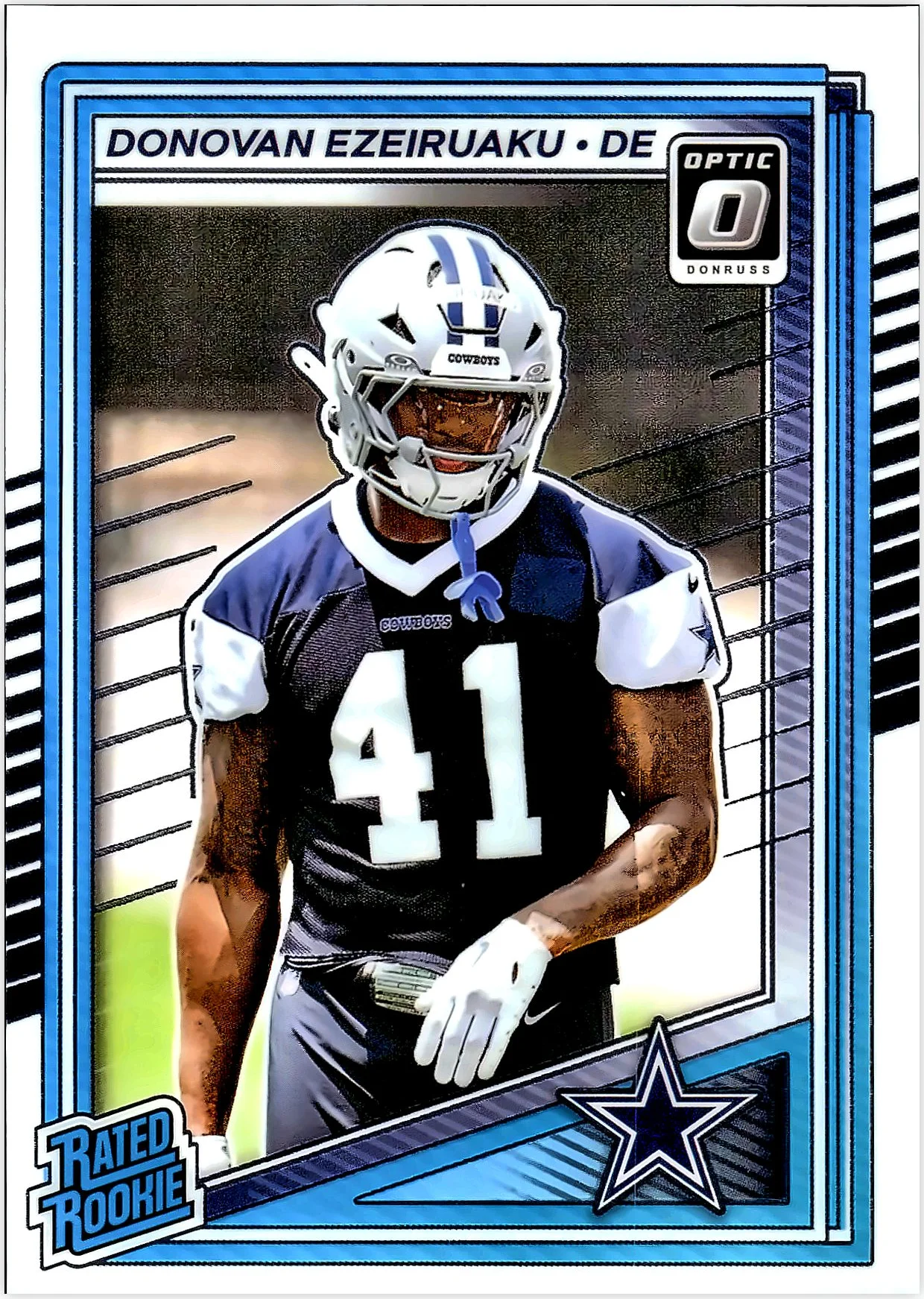 Donovan Ezeiruaku 2025 Donruss Optic #230 football rookie card - Front