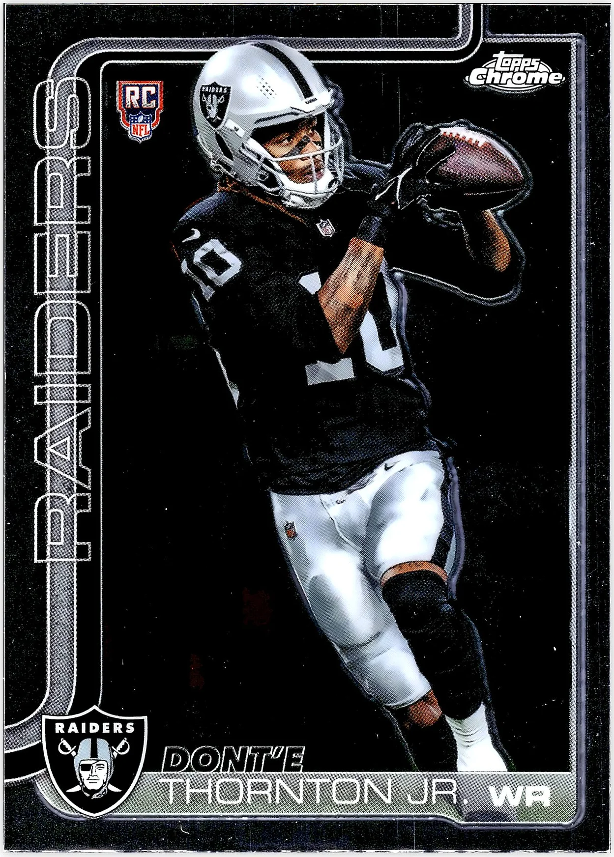 Dont'e Thornton Jr. Rookie Card 2025 Topps Chrome #385 football rookie card - Front