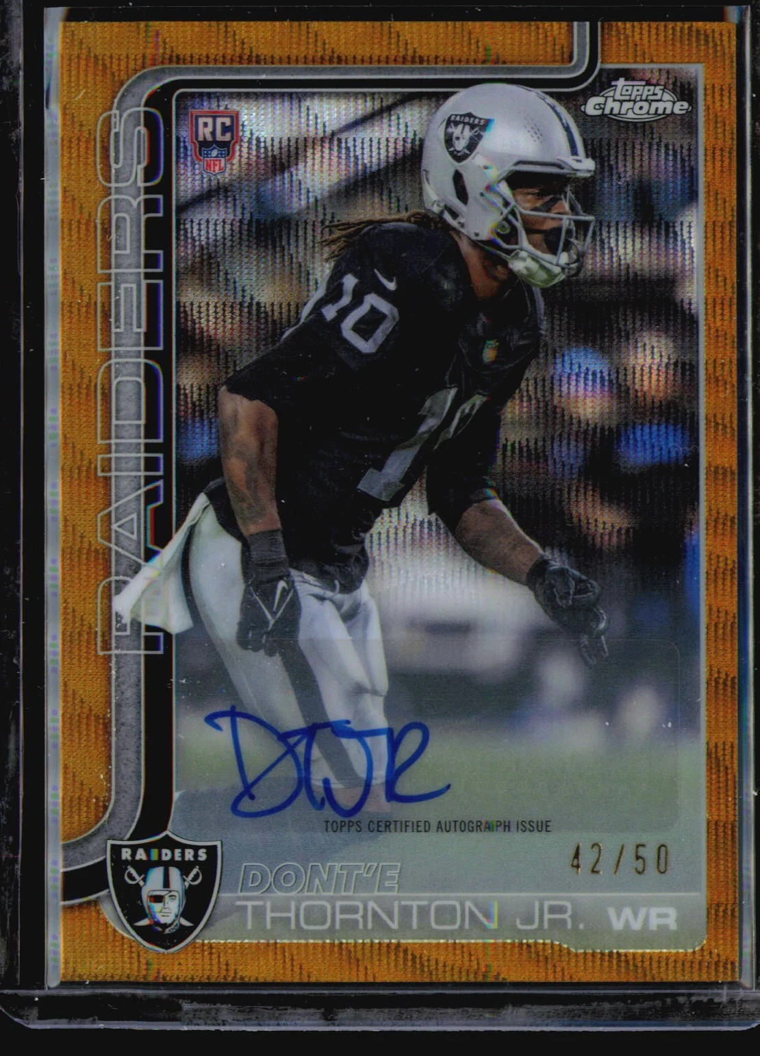 Dont'e Thornton Jr. 2025 Topps Chrome Football card