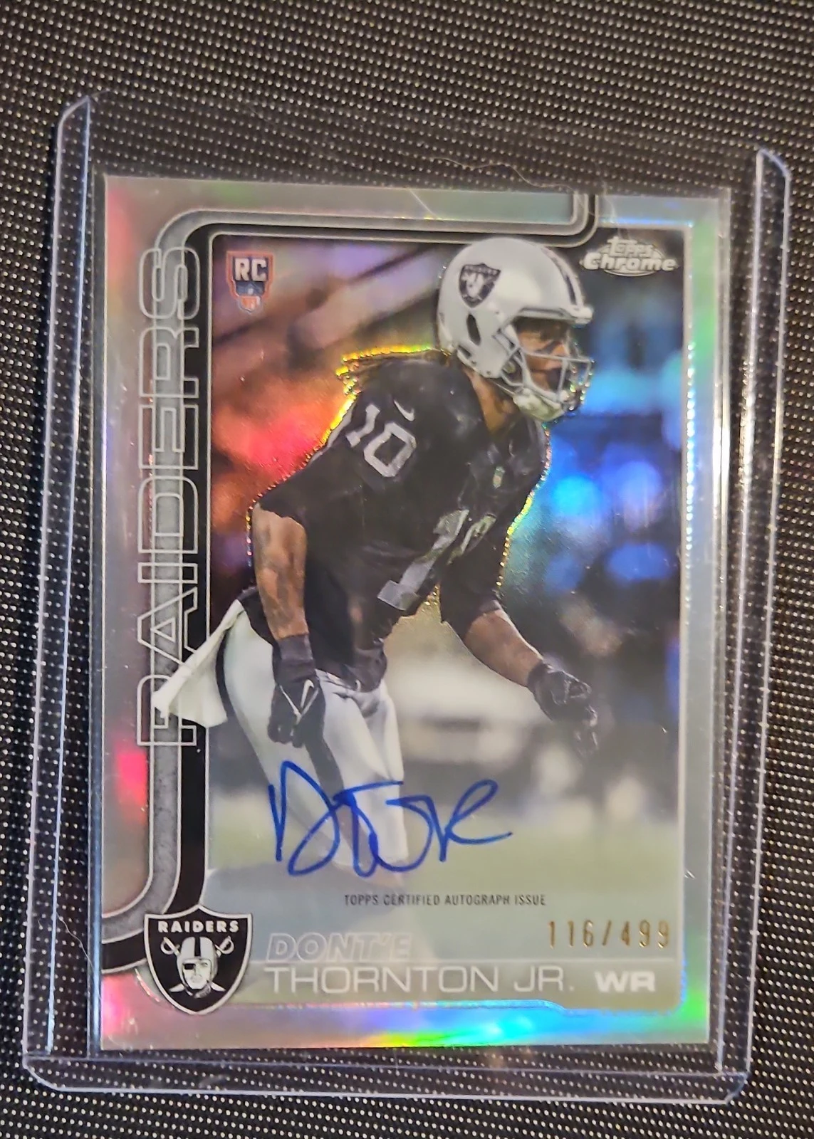 Dont'e Thornton Jr. 2025 Topps Chrome Football card
