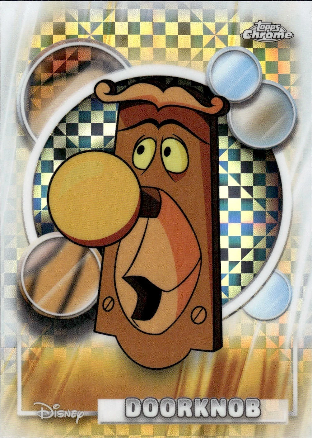 Doorknob #80 2026 Topps Chrome Disney X-Fractor front