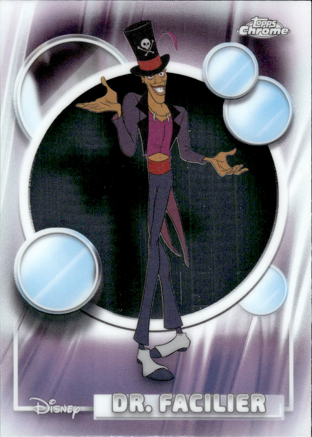 Dr. Facilier #139 2026 Topps Chrome Disney trading card - Front