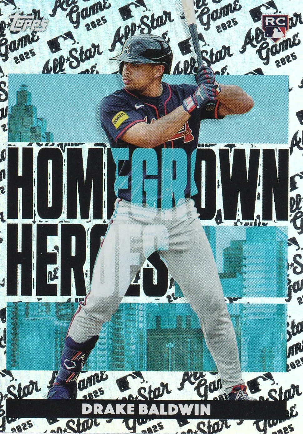 Drake Baldwin 2025 Topps All Star Game #HH-20 Homegrown Heroes baseball card - Front