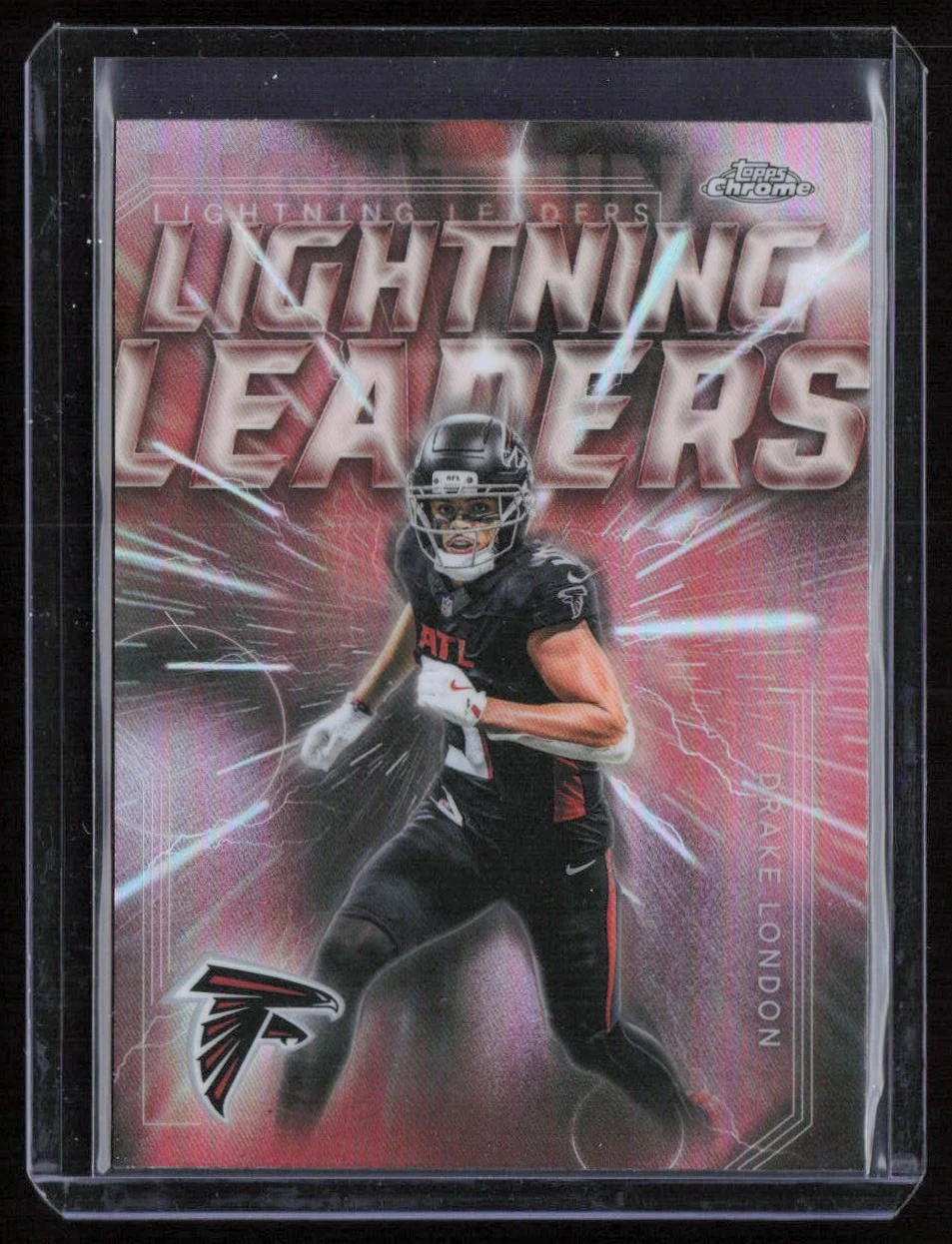 Drake London 2025 Topps Chrome Football card
