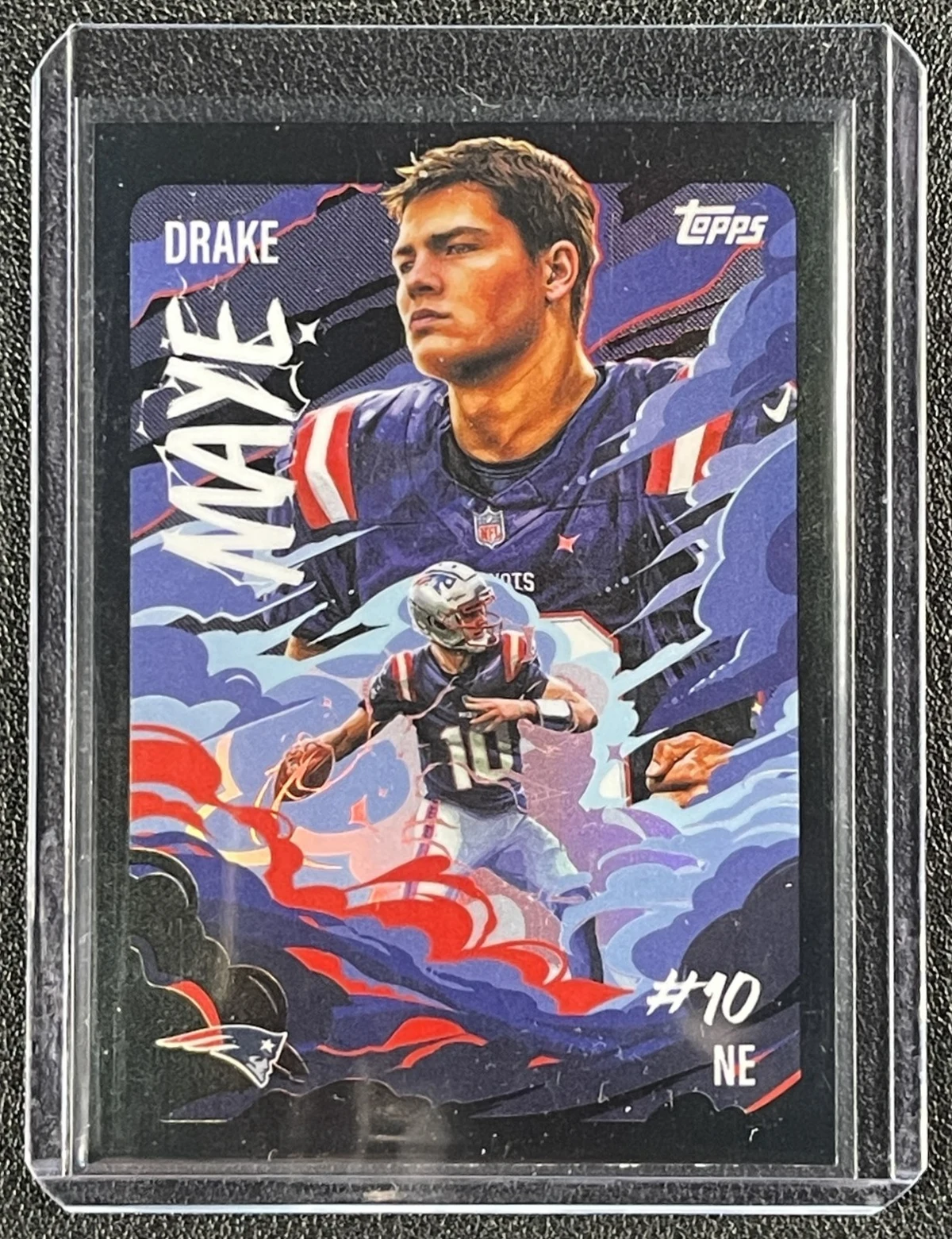 Drake Maye 2025 Topps Chrome Football card