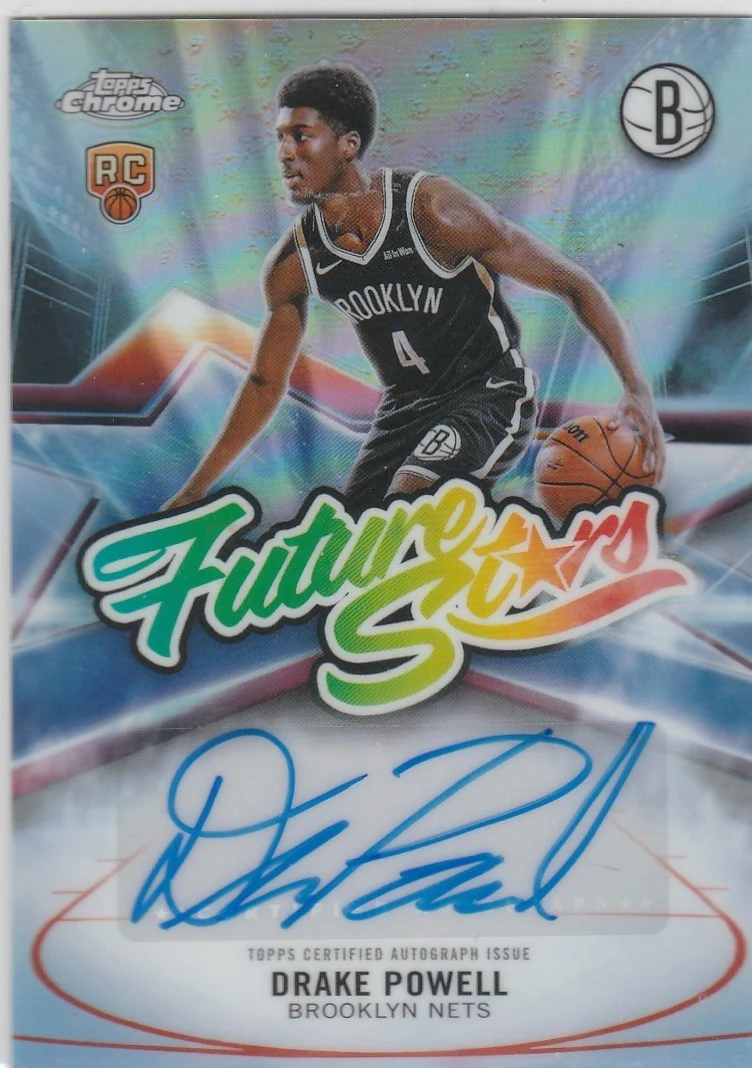 Drake Powell 2025 Topps Chrome Basketball card