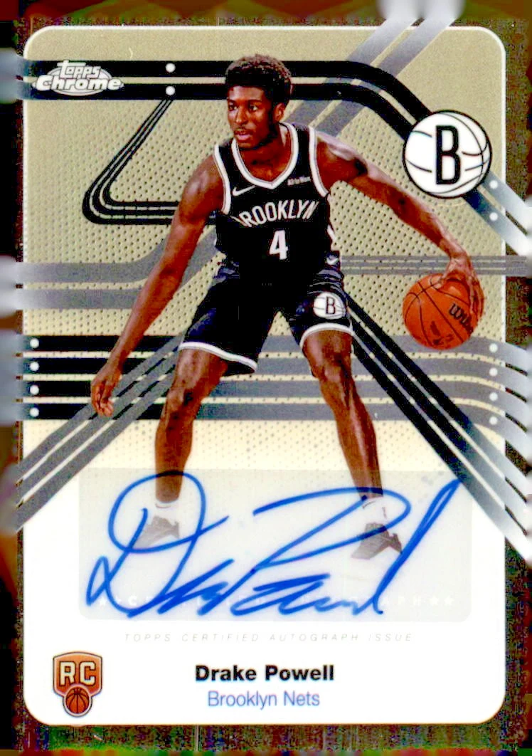 Drake Powell 2025 Topps Chrome Basketball card