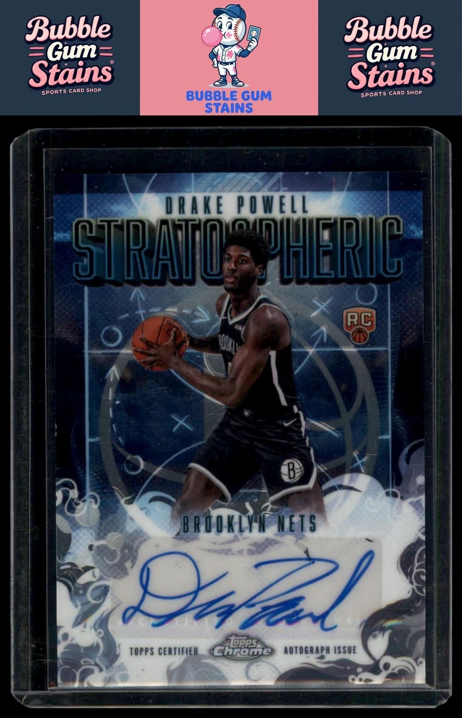 Drake Powell 2025 Topps Chrome Basketball card