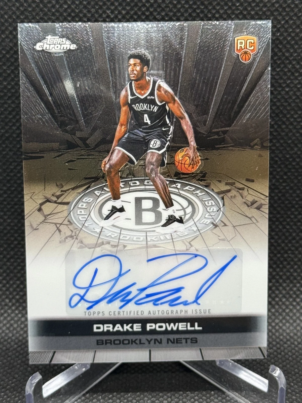 Drake Powell 2025 Topps Chrome Basketball card