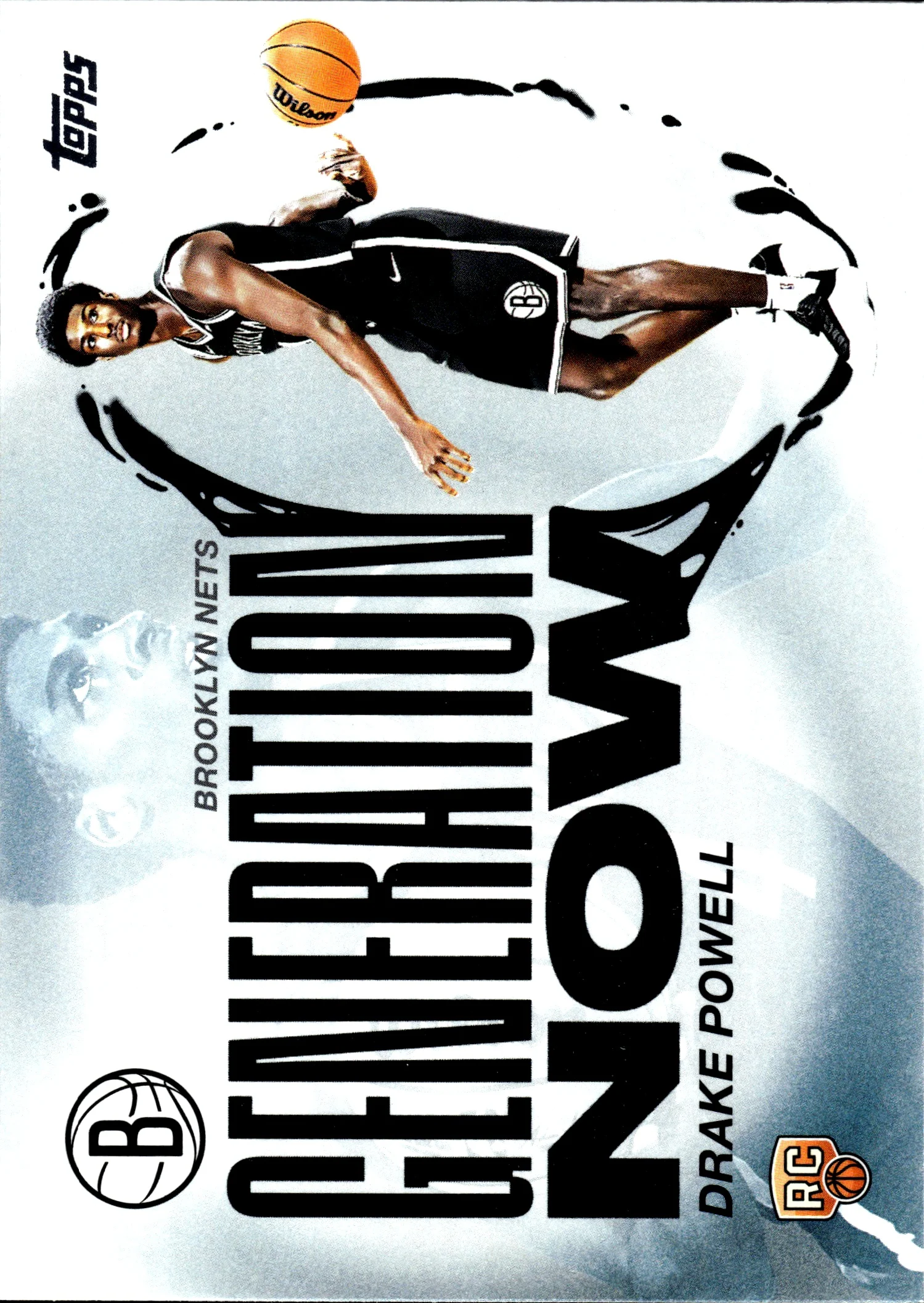 Drake Powell 2025-26 Topps #GN-22 Generation Now basketball card - Front