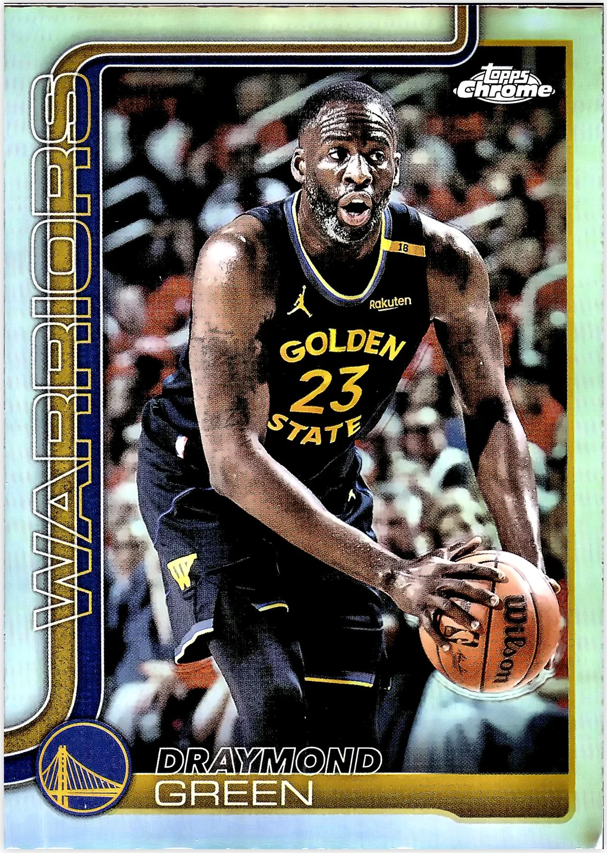 Draymond Green 2025-26 Topps Chrome #234 Refractor basketball card - Front