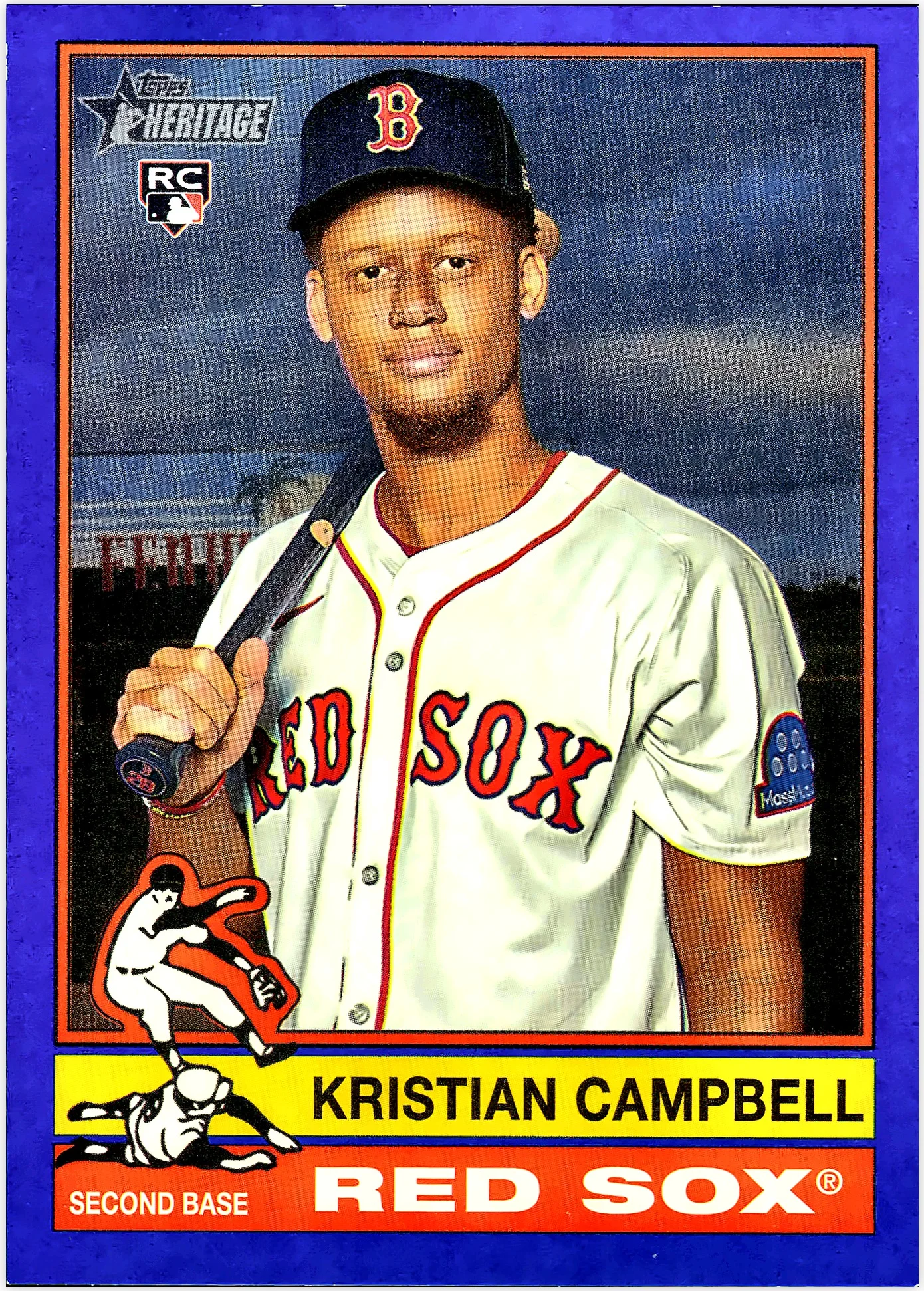 Drew Pomeranz 2016 Topps Heritage #THC-614 Chrome Purple Refractor baseball card - Front