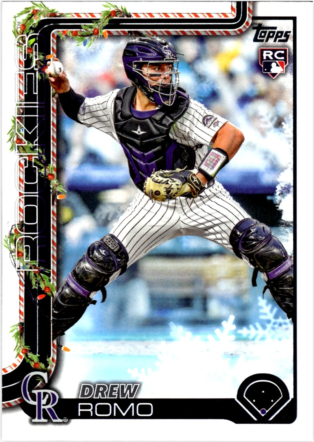 Drew Romo 2025 Topps Holiday #H114 baseball rookie card - Front