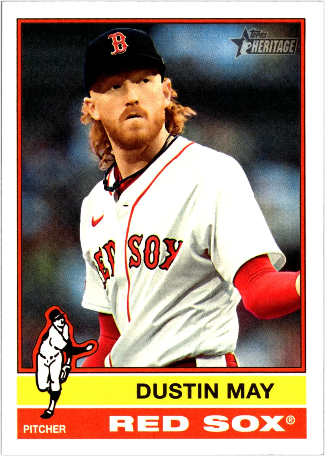 Dustin May 2025 Heritage High Number #687 baseball card - Front