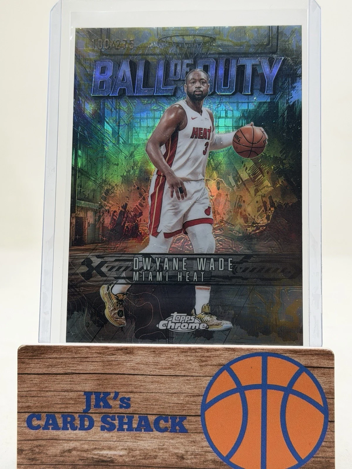 Dwyane Wade 2025-26 Topps Chrome card