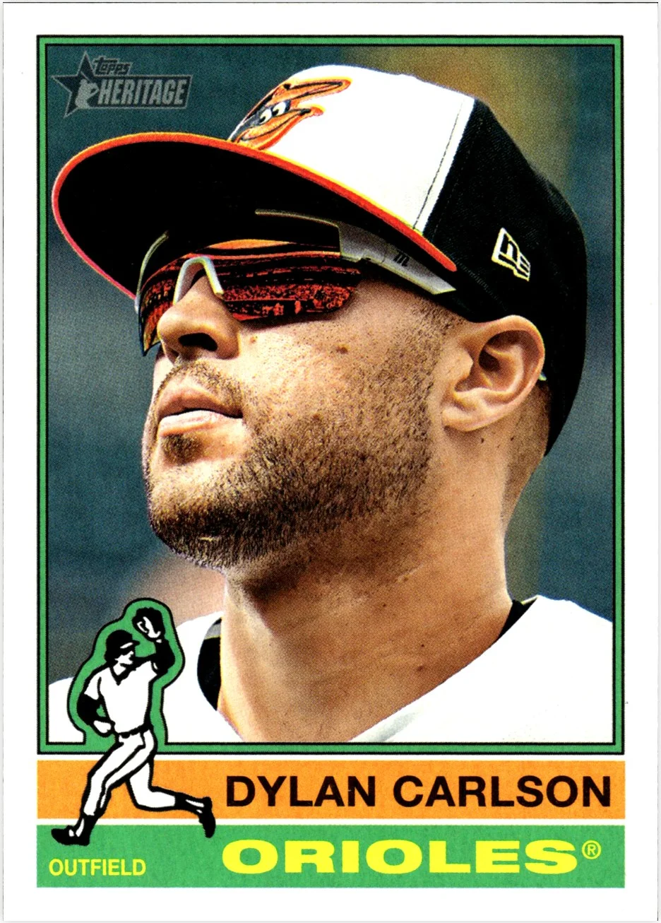 Dylan Carlson 2025 Topps Heritage #618 baseball card - Front
