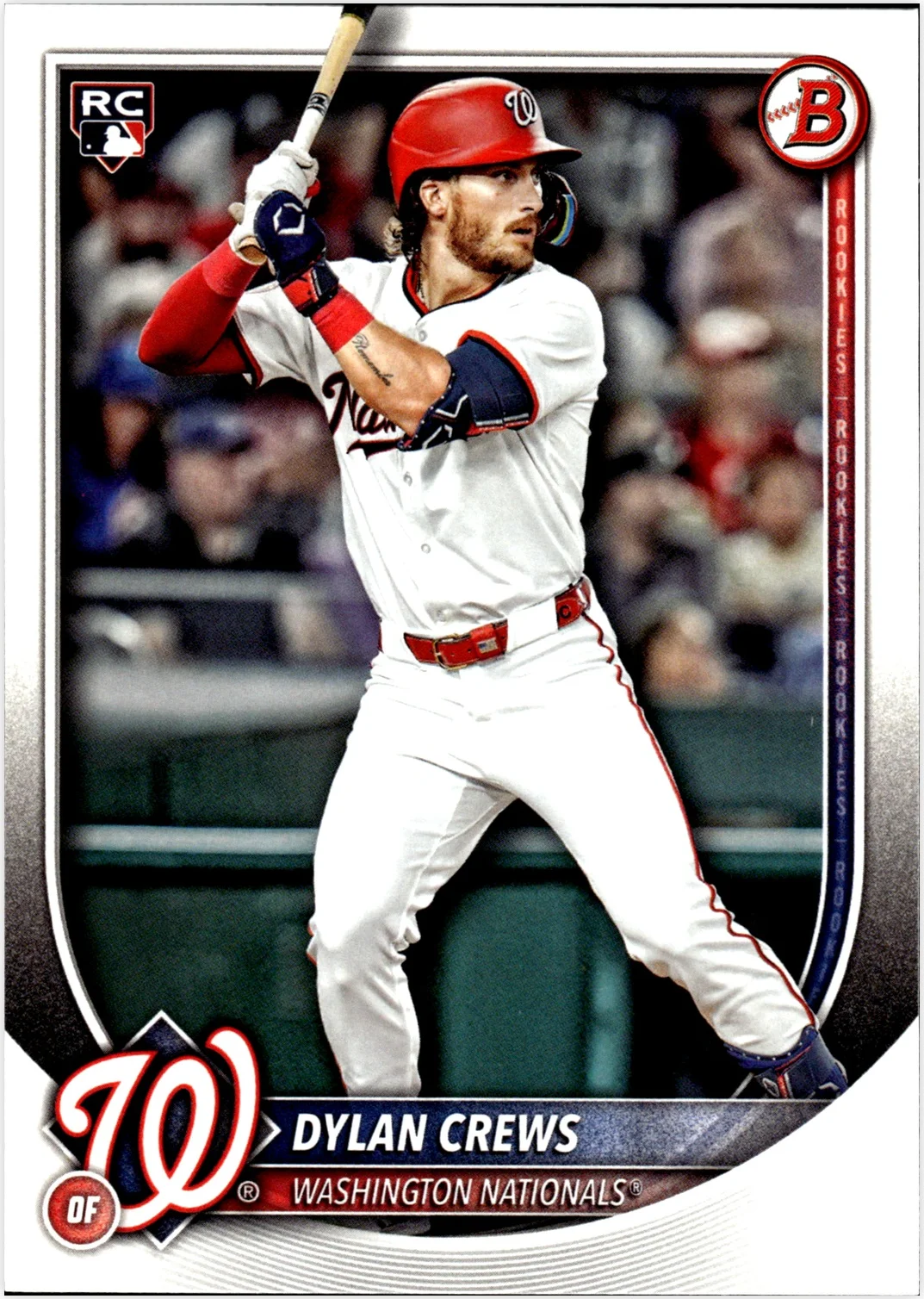 Dylan Crews 2025 Bowman #42 baseball rookie card - Front