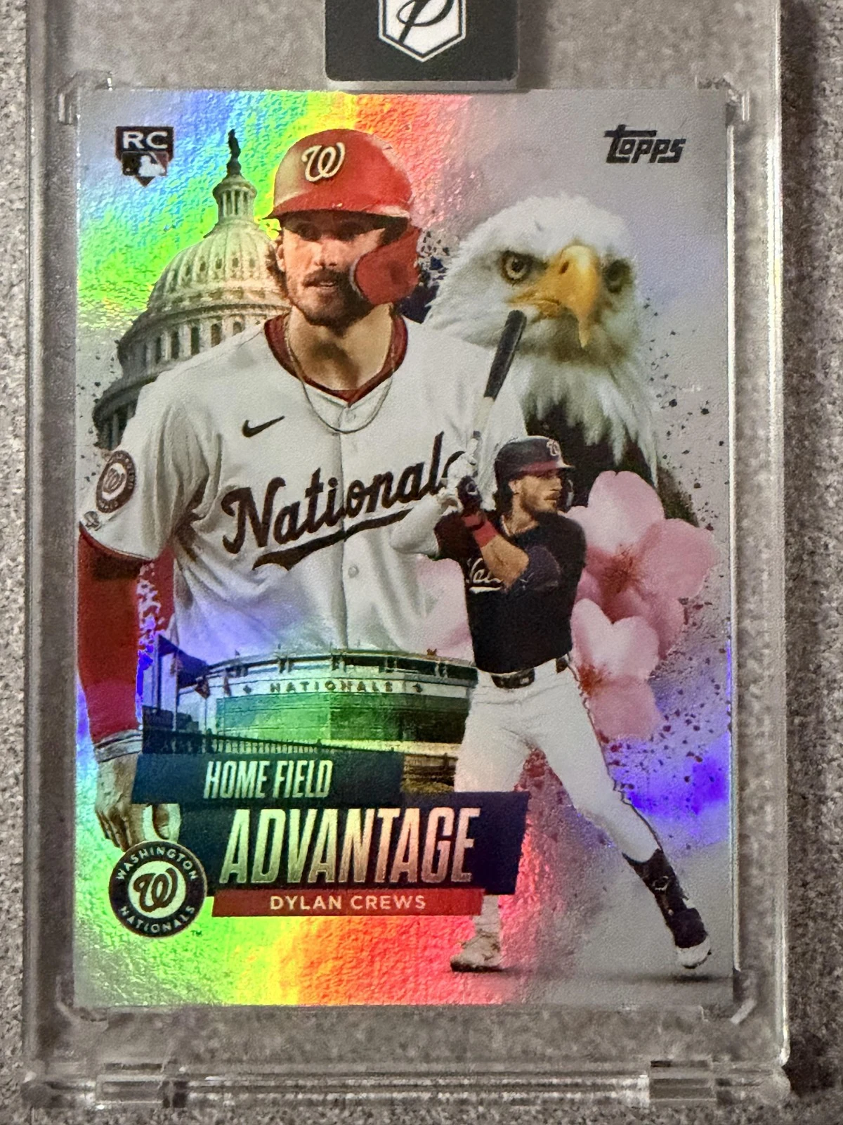 Dylan Crews #HA-21 2025 Topps Chrome Baseball Home Field Advantage front