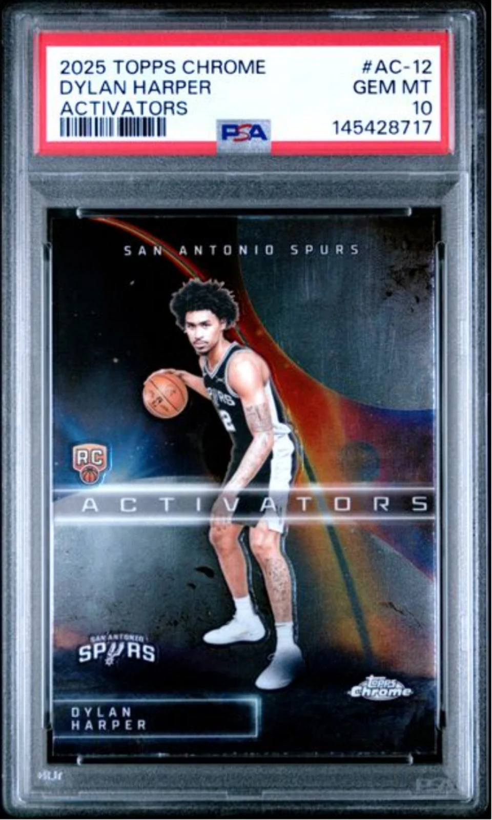Dylan Harper 2025 Topps Chrome Basketball card