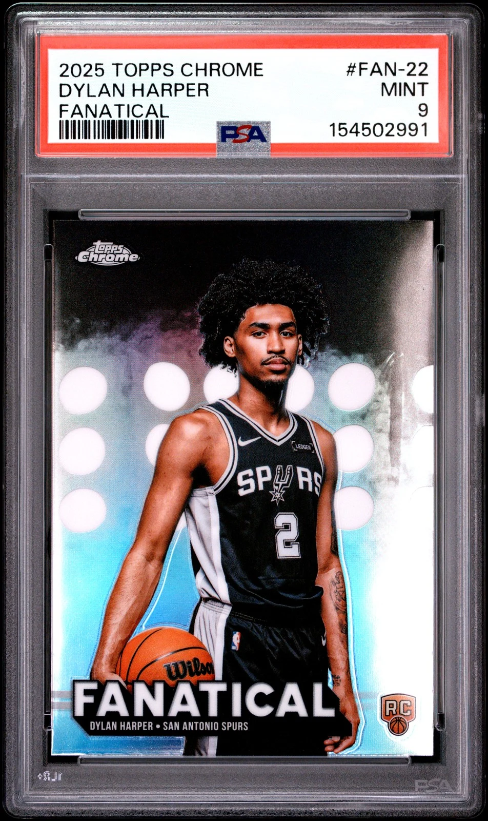 Dylan Harper 2025 Topps Chrome Basketball card