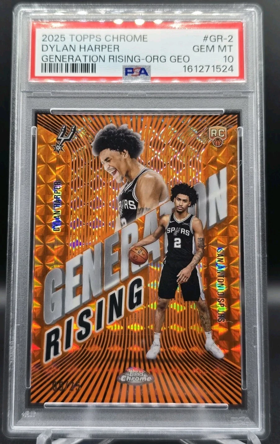Dylan Harper 2025 Topps Chrome Basketball card