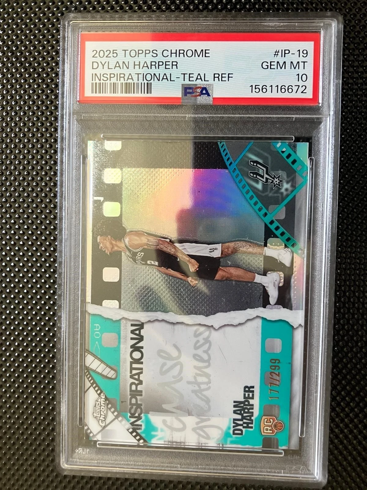 Dylan Harper 2025 Topps Chrome Basketball card