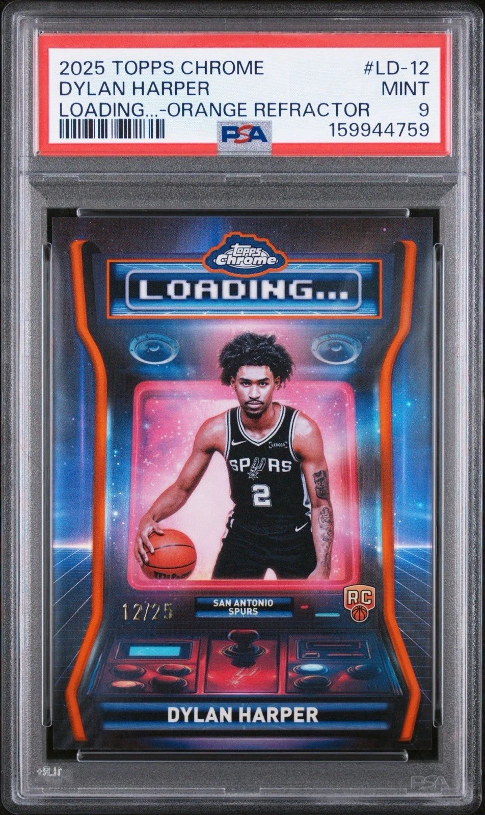 Dylan Harper 2025 Topps Chrome Basketball card