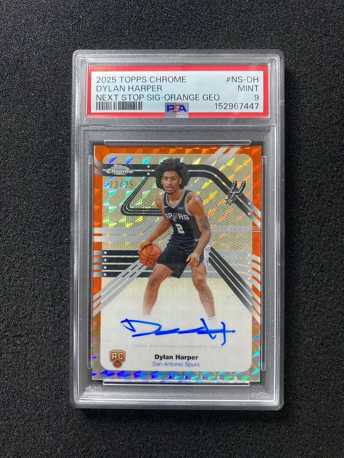 Dylan Harper 2025 Topps Chrome Basketball card