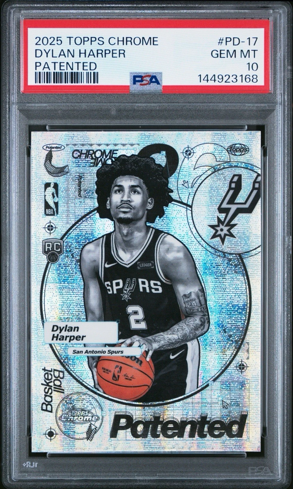 Dylan Harper 2025 Topps Chrome Basketball card