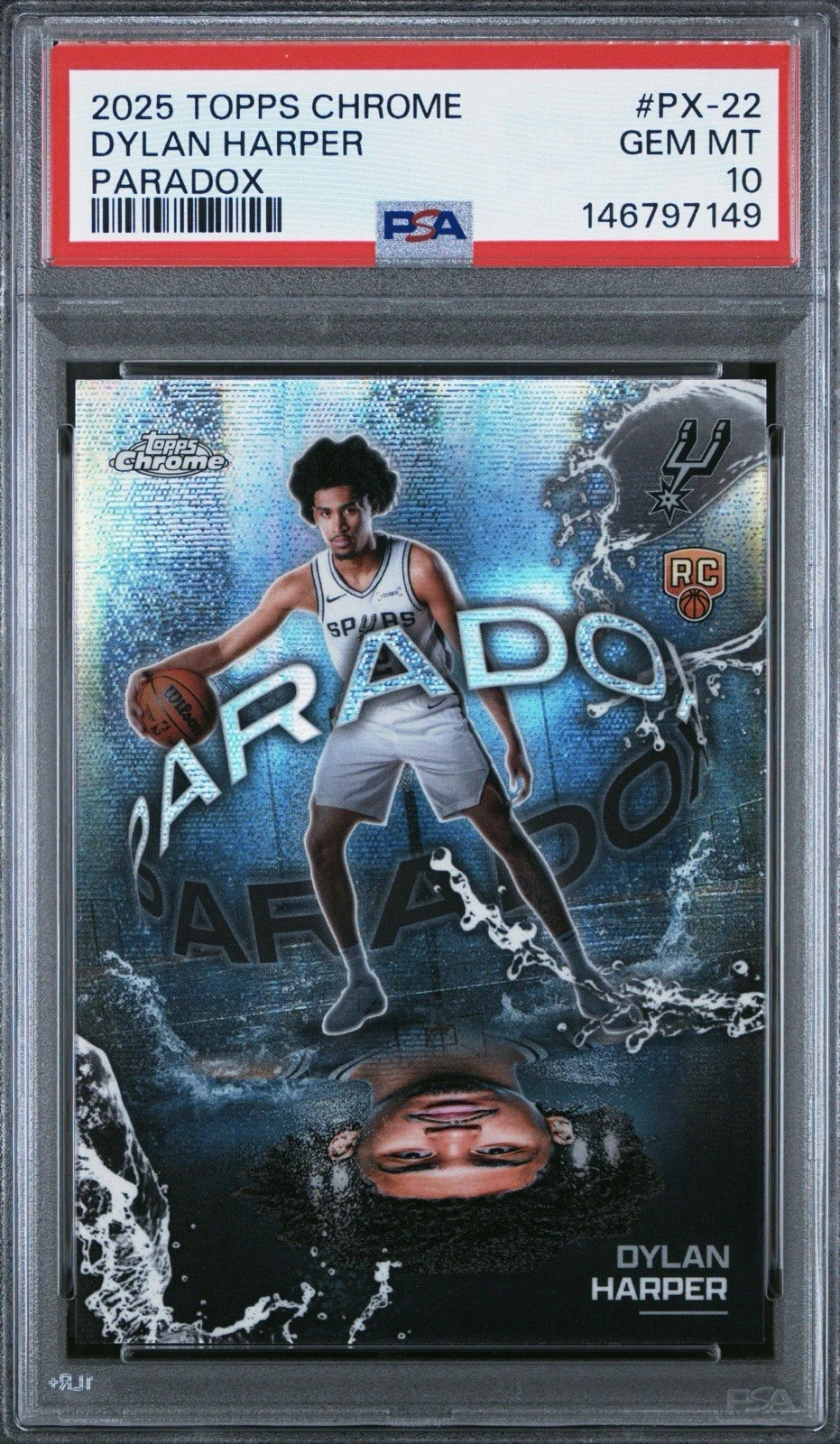 Dylan Harper 2025 Topps Chrome Basketball card