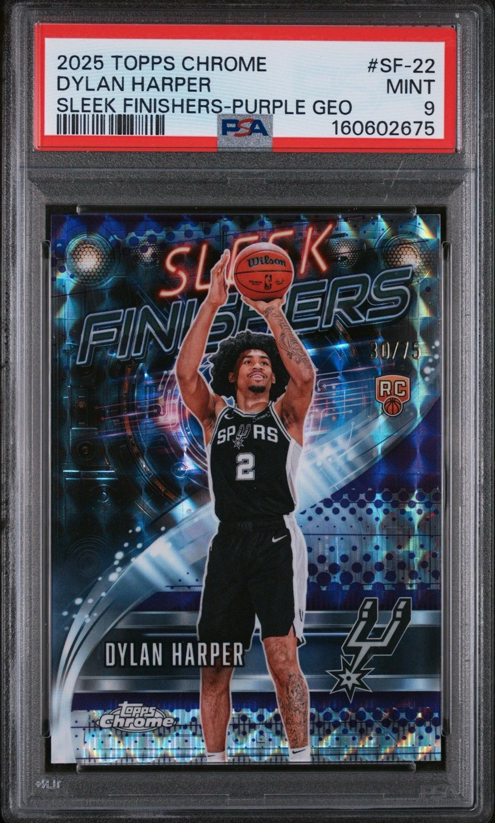 Dylan Harper 2025 Topps Chrome Basketball card