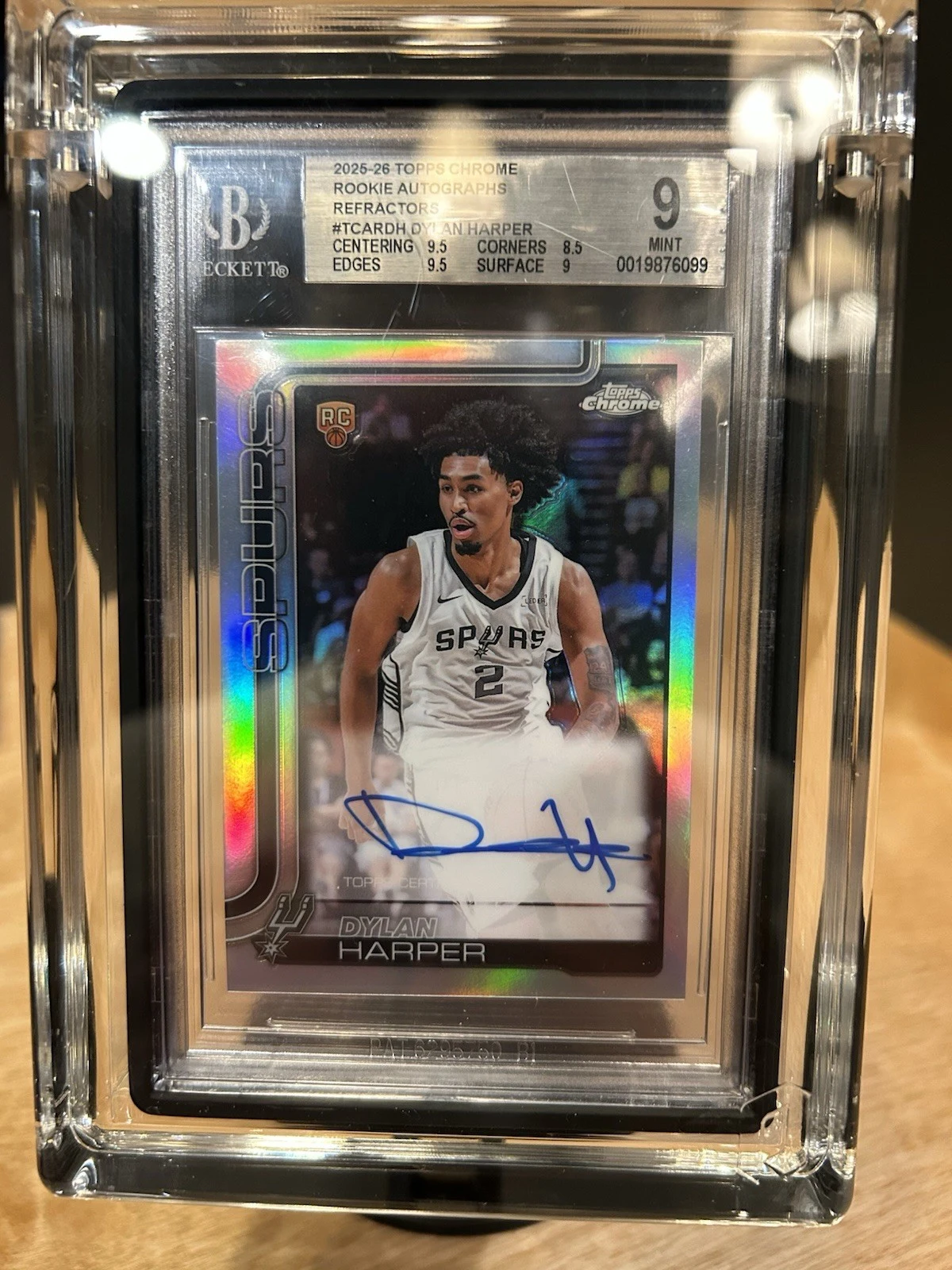 Dylan Harper 2025 Topps Chrome Basketball card