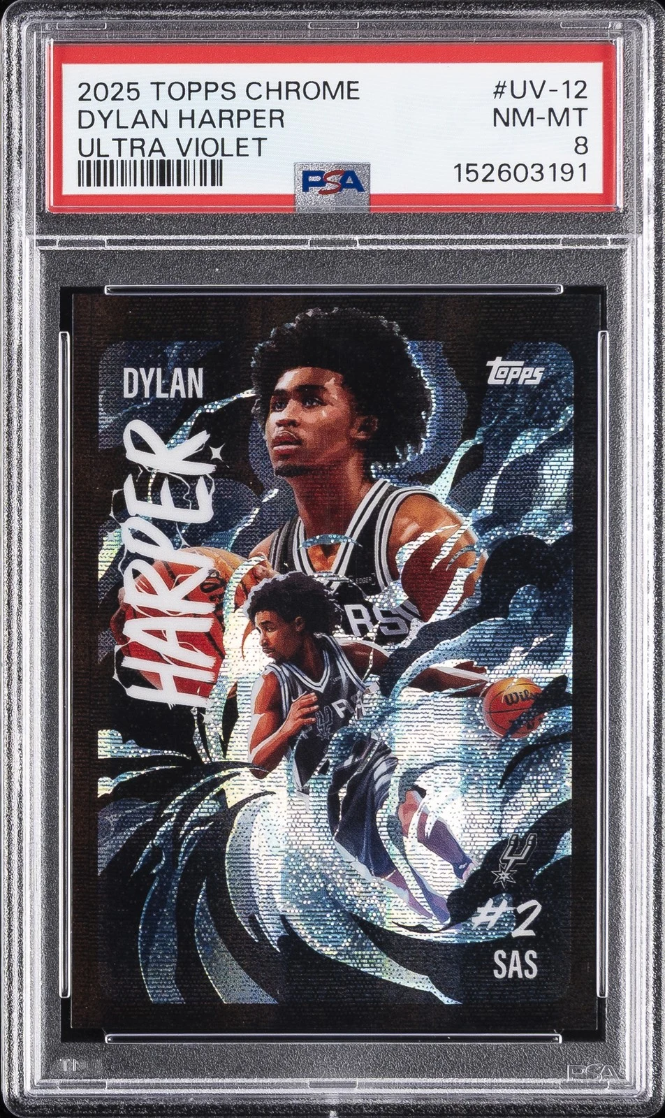 Dylan Harper 2025 Topps Chrome Basketball card