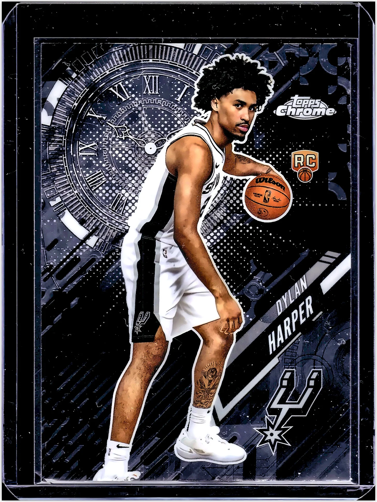 Dylan Harper 2025-26 Topps Chrome #GT-17 Go Time basketball rookie card - Front