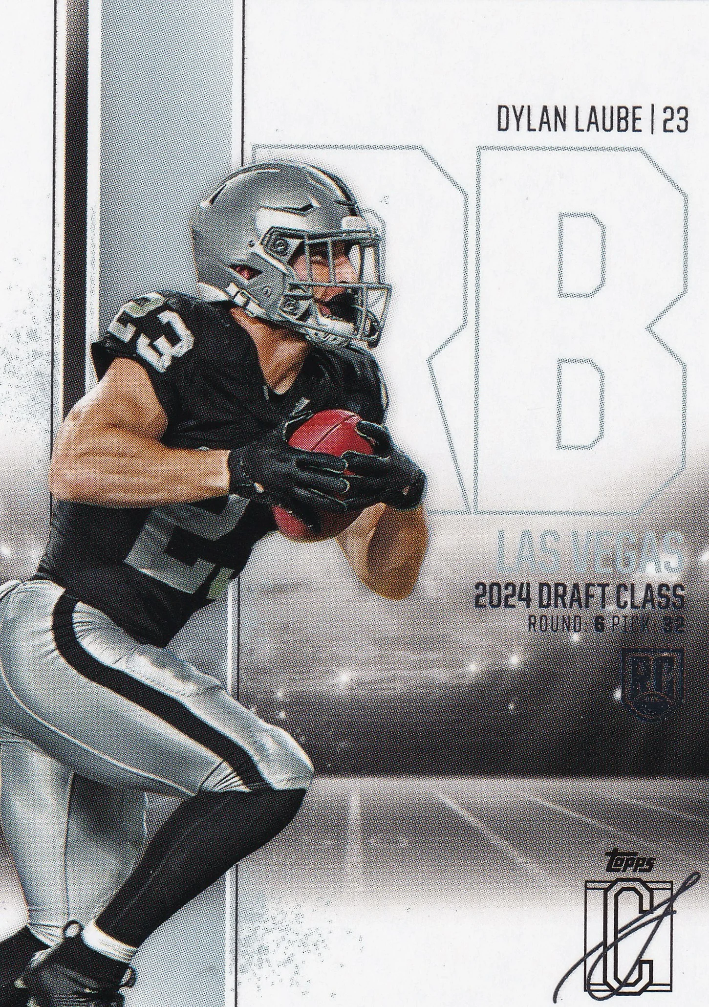 Dylan Laube 2024 Topps Signature Series #132 Rookie football rookie card - Front