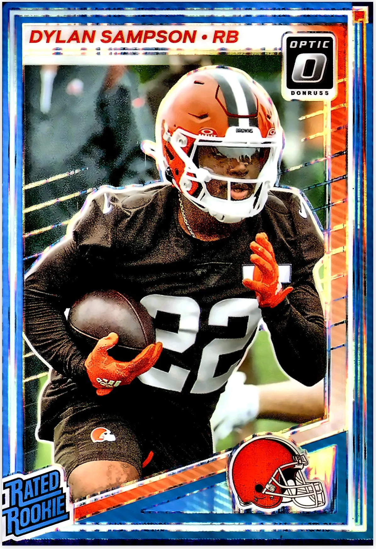 Dylan Sampson 2025 Donruss Optic #238 Purple Shock football rookie card - Front