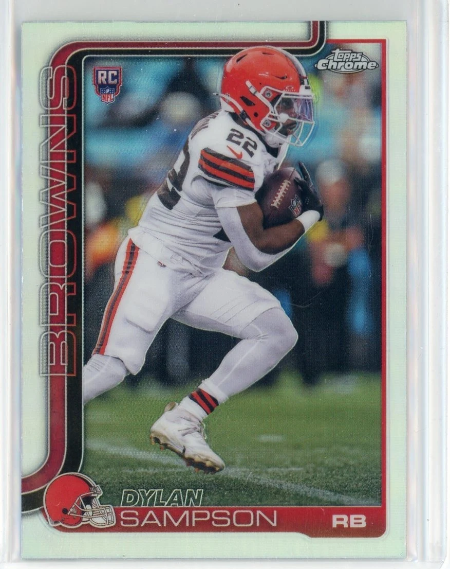 Dylan Sampson 2025 Topps Chrome Football card