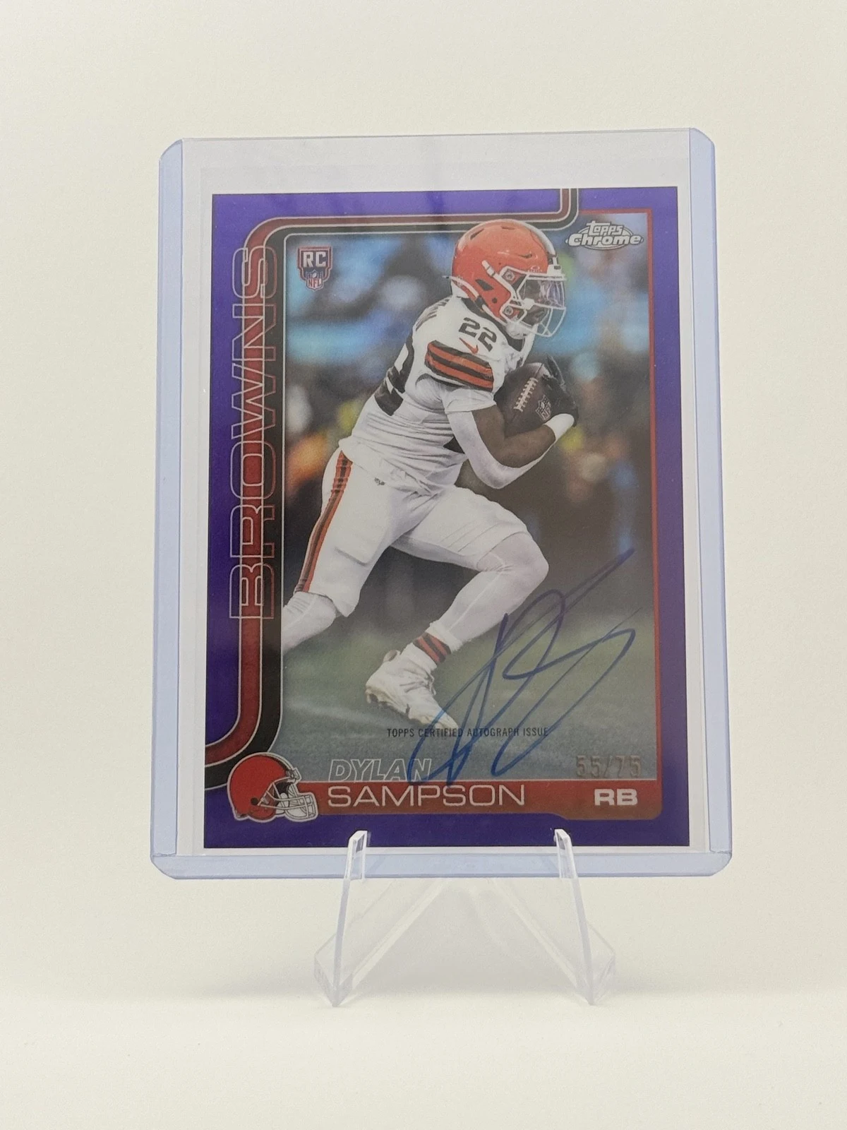 Dylan Sampson 2025 Topps Chrome Football card
