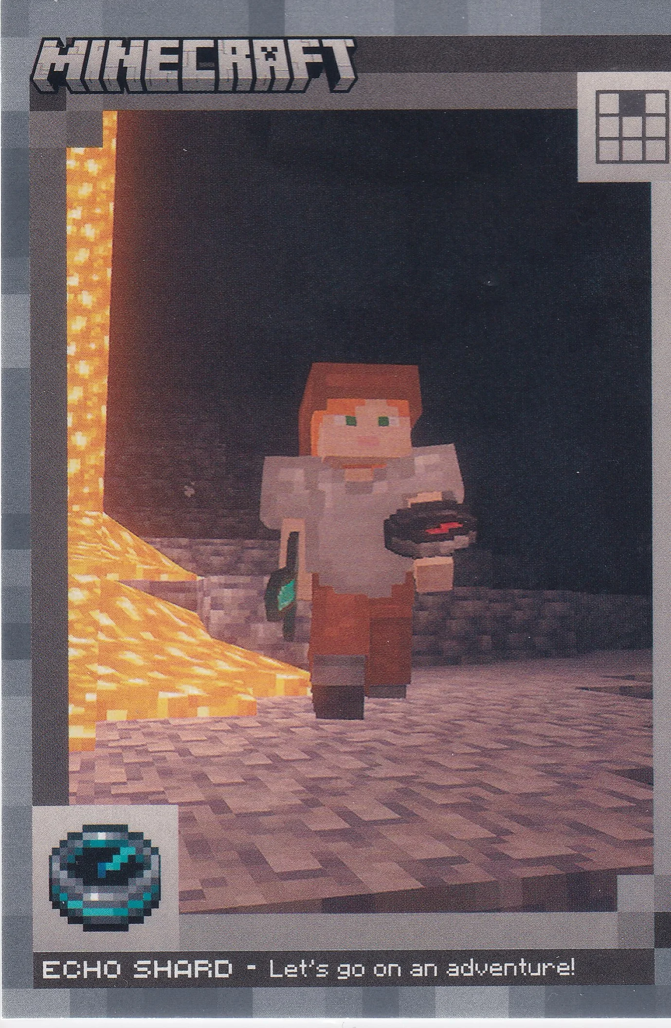 Echo Shard 2024 Minecraft #146 Stone trading card - Front
